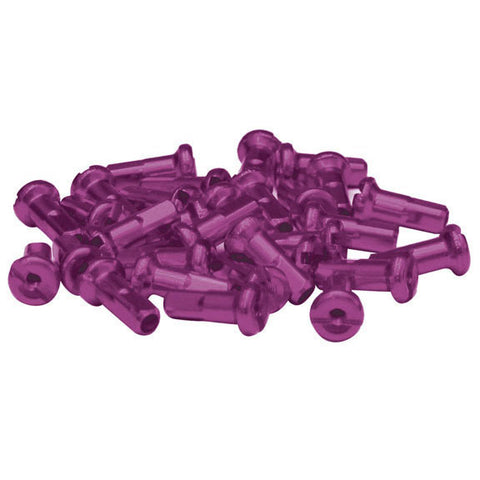 Halo 14g Alloy Nipple 12mm Purple 50/Count