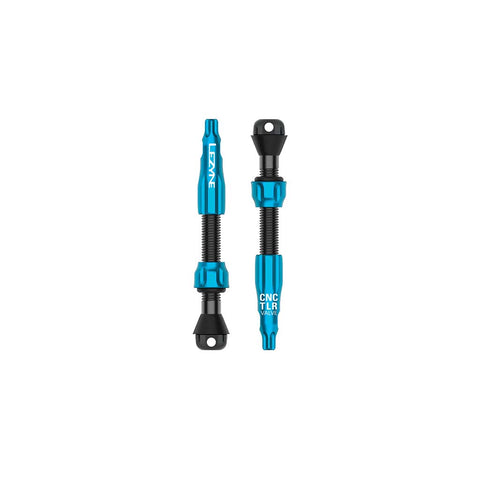 Lezyne CNC TLR Tubeless Valve Pro 44mm Blue Pair