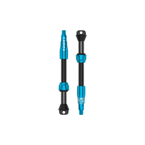 Lezyne CNC TLR Tubeless Valve Pro 60mm Blue Pair