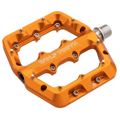 Wolf Tooth Components Waveform Platform Pedal Small - Orange